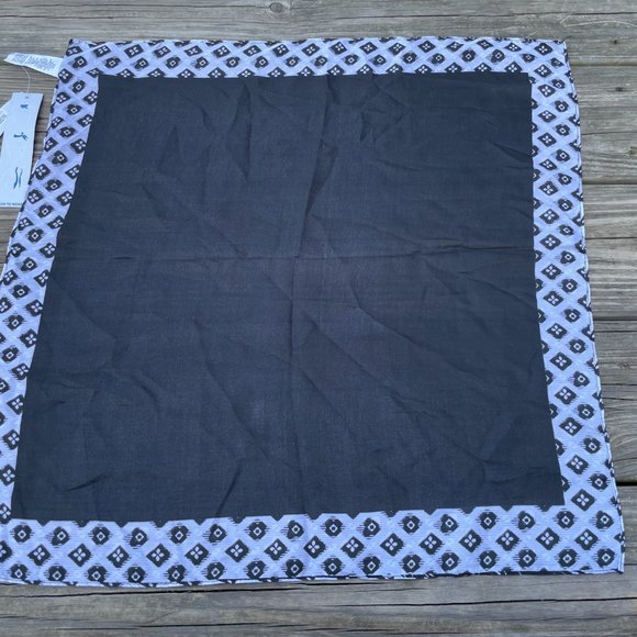 14TH & Union Scarf Bandana Black & white Fashion N - Picture 7 of 10